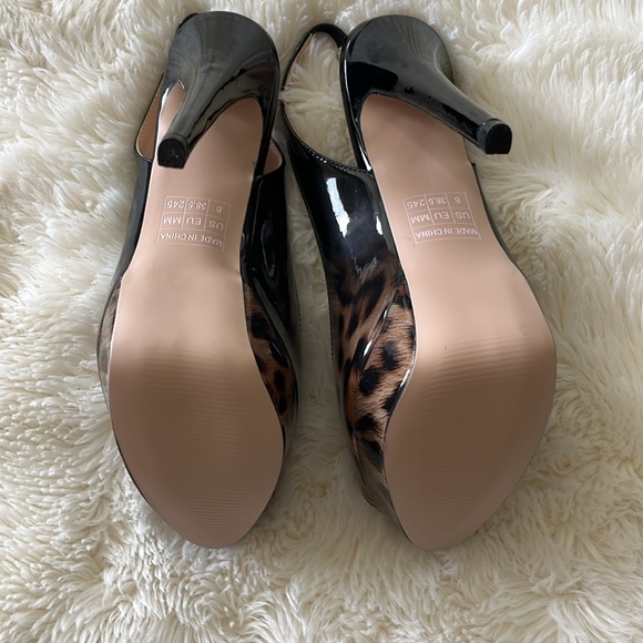 Platform Peep Toe Slingback Heels! - Picture 5 of 8